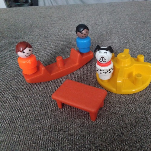 Vintage seesaw roundabout - vintage,