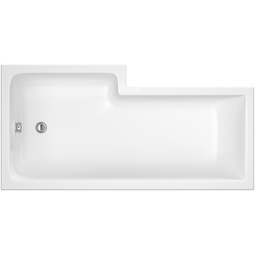 Shape shower bath tub with - l,