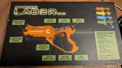 Strike laser tag player - tag, 4-player