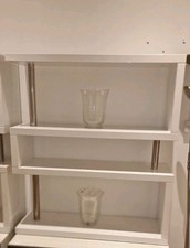 S Shape White Gloss Display