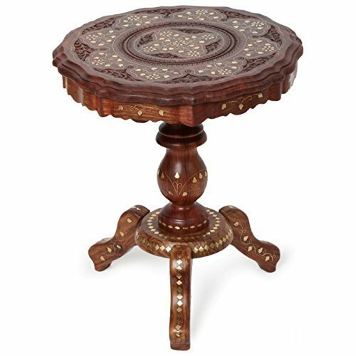 Brass embedded sheesham wood - embedded,