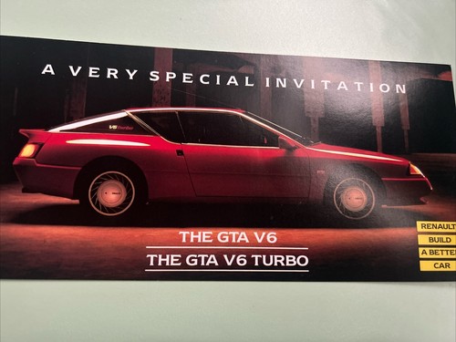 The renault gta - gta, v6