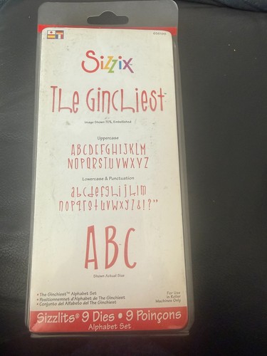 Sizzix alphabet die - alphabet, 'the
