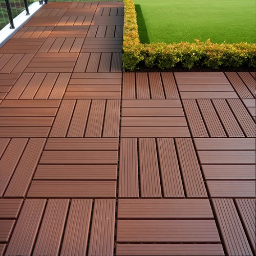 Interlocking deck tiles 44 - interlocking,