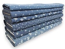 Chambray Fabric Cotton  Blue