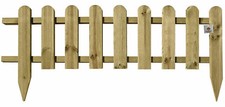 Wooden Panel Picket Fencing - Garden Border Fence