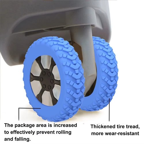 16pcs silicone luggage wheel - 16pcs,