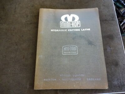 Myford mini kop hydraulic - myford,