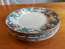 6 x Vintage Royal Cauldon Victoria Dinner Plates - 27 cm