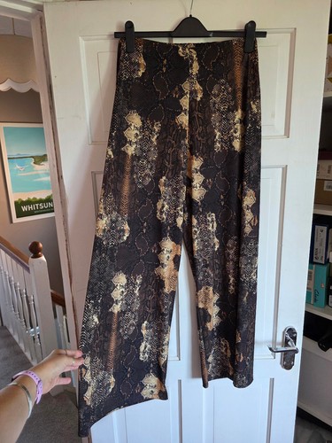 Zara brown snake skin wide - snake,