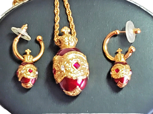 Joan rivers ruby red hoop - joan,