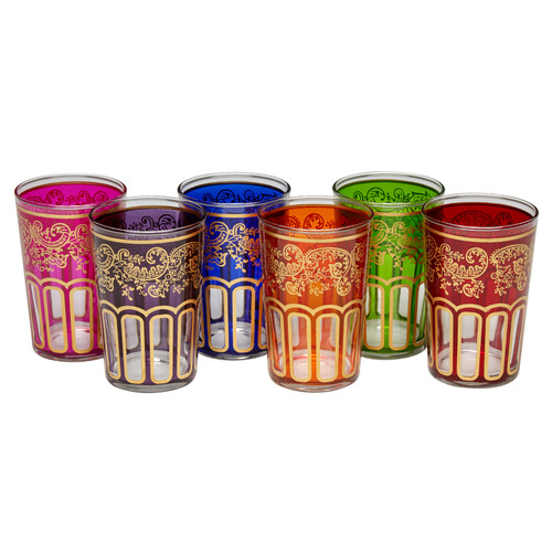 Moroccan tea glasses - moroccan,