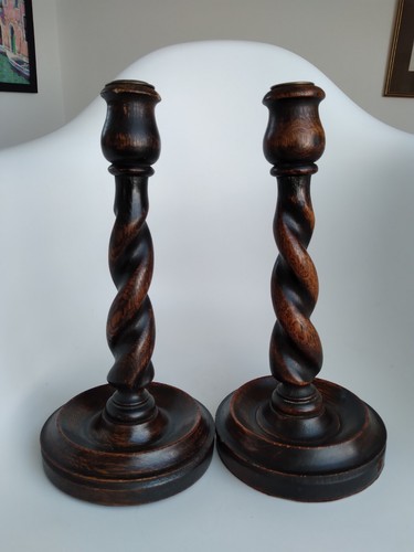 Pair vintage barley - pair,