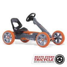 Berg Reppy Racer Ride on Pedal Go-Kart - 2-6 Years - Grey - 24.60.01.00