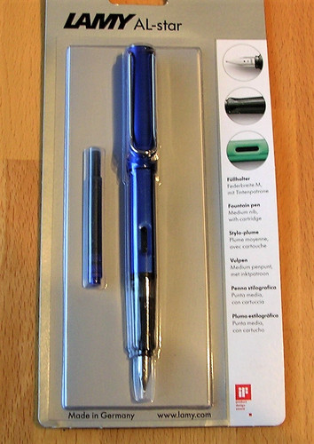 New lamy star fountain - al-star, pen