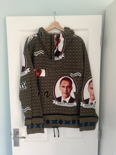 Supreme obama hooded anorak - hooded,