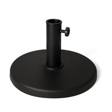 KEPLIN Cast Iron Effect Parasol Base – Heavy Duty Metal Garden