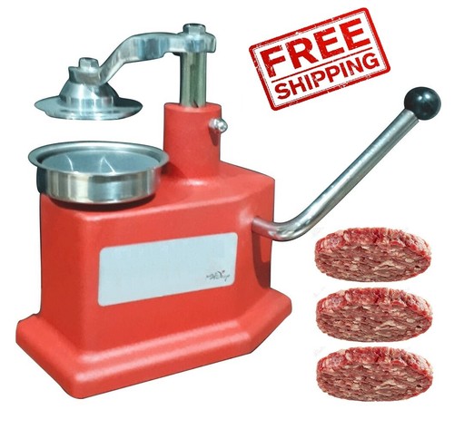 Hamburger meat press machine - meat,