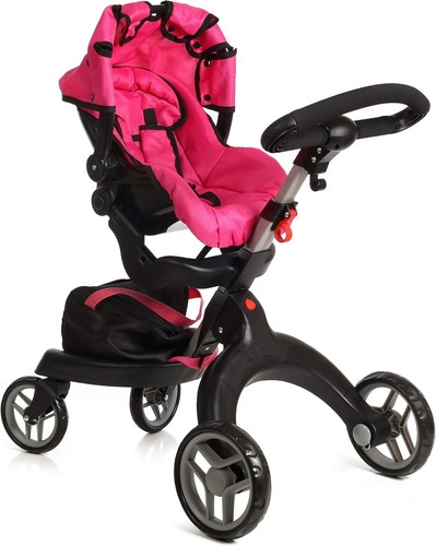 Doll stroller with - doll, swiveling