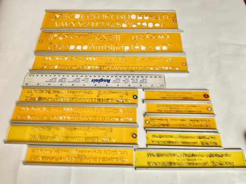 Used rotring lettering - rotring,