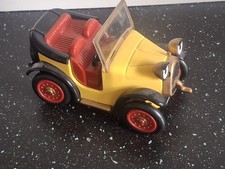 Vintage Brum Toy Car  Golden
