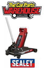 Sealey Trolley Jack 3 Tonne 3T Roadmaster Hydraulic Lifting Long Handle 3290CX