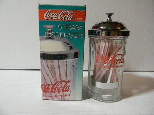 Coca cola straw dispenser - coca-cola,