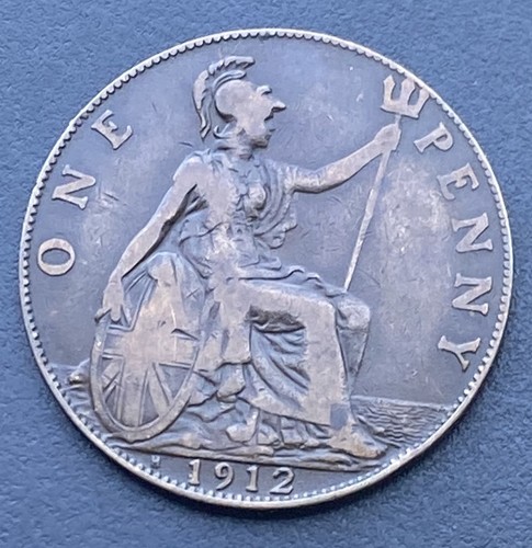 George penny 1912h coin lot - 1912h,