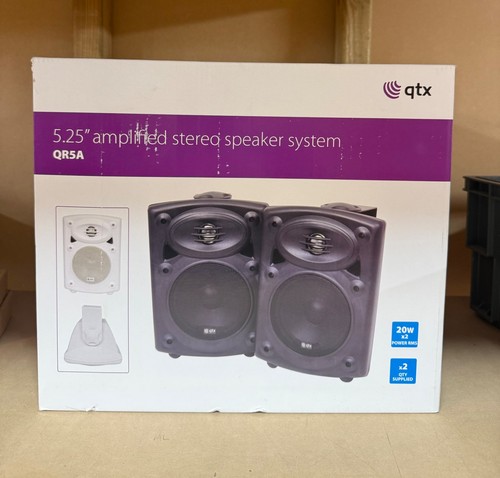 Qtx qr5b black 2x20w - qtx, 5.25"