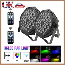 Pair LED Stage Lights 36 RGB