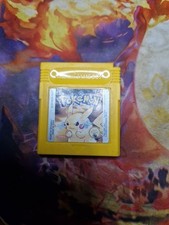 Pokemon Yellow Version Genuine Nintendo Gameboy Game 100% original and working 