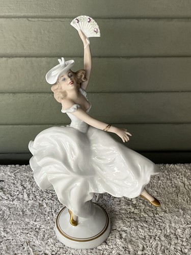Wallendorf porcelain girl - porcelain,