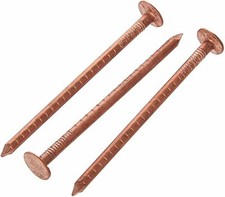 Copper Tree Stump Killer/Solid Copper Clout Nails - Very Large Sizes...