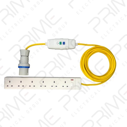 Yellow caravan hook - 5m, up