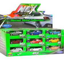 Metal Cars All World Model Diecast 1:60-1:64 Scale Welly New in Box