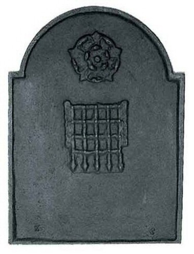 Cast iron fireback - cast, fireplace