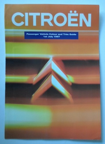 Citroen range orig 1997 - citroen,