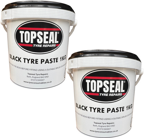 Topseal black tyre - 2,