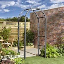 Round Top Metal Garden Arch