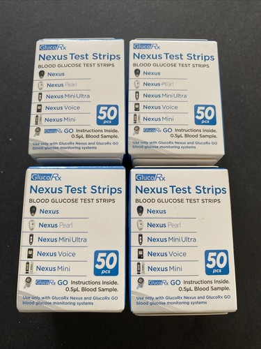 Glucorx nexus test strips - nexus,
