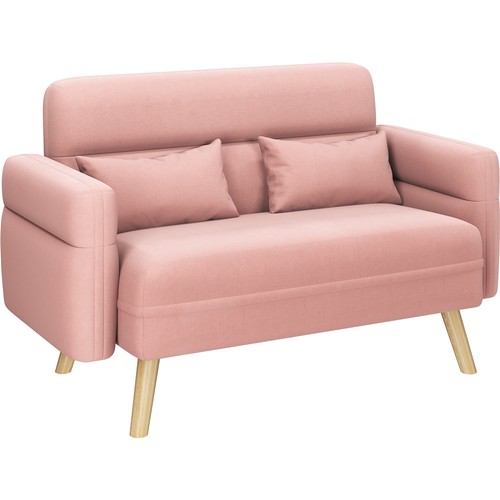 Small fabric loveseat sofa - loveseat,