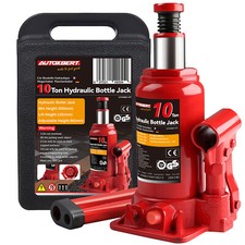 10 Ton Hydraulic Bottle Jack Automotive Heavy Duty Auto Van Caravan Lifting Tool