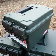 EMPTY AMMO BOX MTM CASE-GARD AMMO CAN AC45 STORAGE BOX TOOL BOX FIELD BOX GREEN