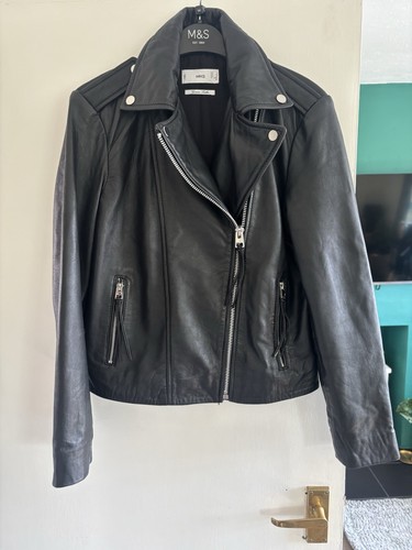 Mango genuine leather black - genuine,