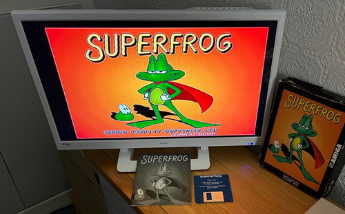 Amiga team17 superfrog - team17, vintage