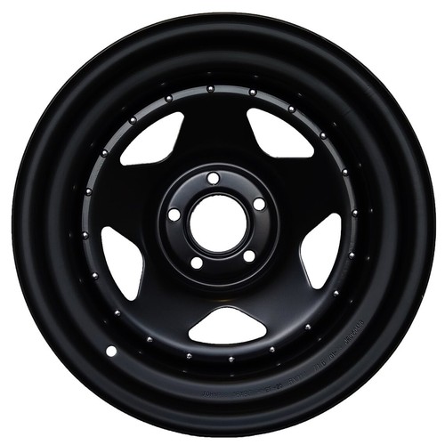 16x8 john red steel - 16x8, matt