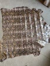 Hide leather Gold Python 34