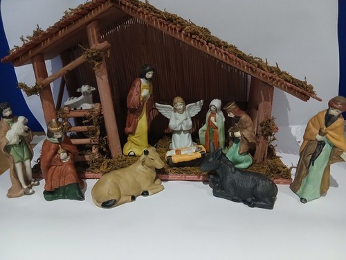 Piece ceramic nativity - 11,
