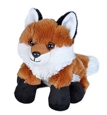 RED FOX SOFT TEDDY BEAR TOY WILD REPUBLIC HUG'EMS PLUSH CUDDLY 7" KIDS NEW
