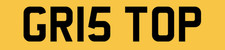 GR NUMBER PLATE PRIVATE REGISTRATION IS TOP REG PLATE GR15 TOP PERSONAL CAR REG